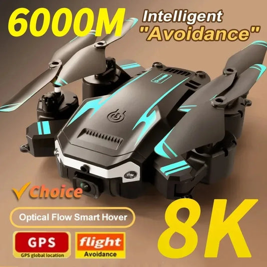 Nouveau drone S6Max 4k professionnel 8K HD caméra évitement d'obstacles photographie aérienne flux optique quadricoptère pliable s6 g6 max