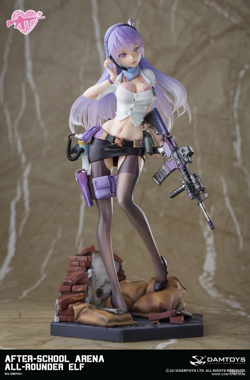 Figura de anime de chica sexy de 21 cm After-School Arena - First Shot: figura de acción ELF todoterreno Figuras hentai Colección para adultos Modelo