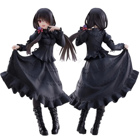 Figurine d'anime DATE ALIVE IV de 20 cm, figurine Kawaii Kurumi Tokisaki, robe noire, belle fille, modèle de collection, poupée, jouet, cadeaux