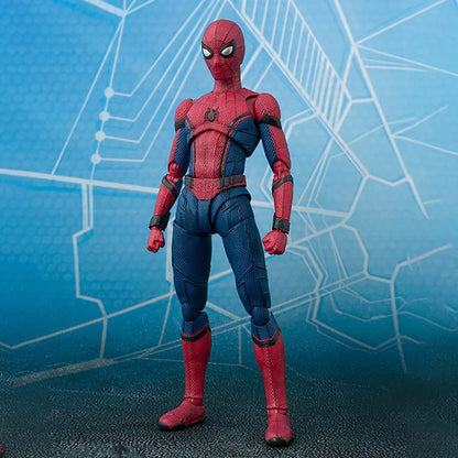 Figurines de Spider-Man: Homecoming de Shf Avengers, modèle mobile, figurine d'action Marvel Peter Parker, jouets de collection en PVC pour cadeaux pour enfants