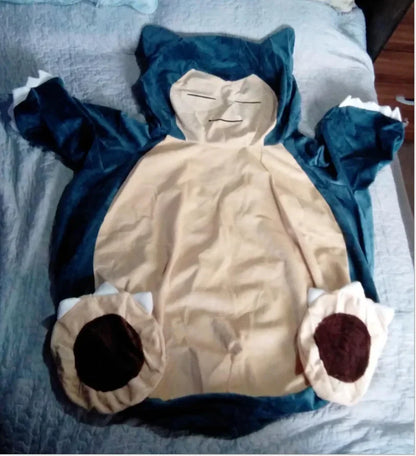 Pokémon Grande Taille Anime Doux Animal Snorlax Poupée En Peluche 63" Jouets Oreiller Lit Seulement Couverture Cadeau