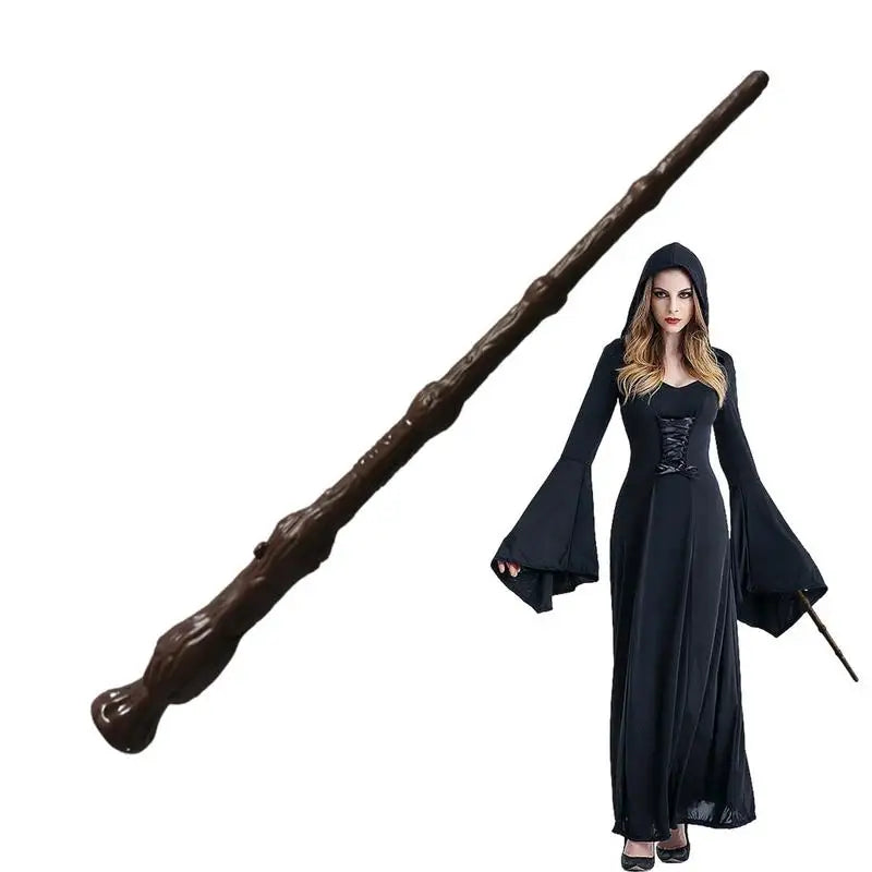 Fête d'Halloween Cosplay Magicien Magique Baguette Magique Lumière Sonore Éclairage Baguette Féerique Enfants Filles Garçons Fête Costume Accessoires