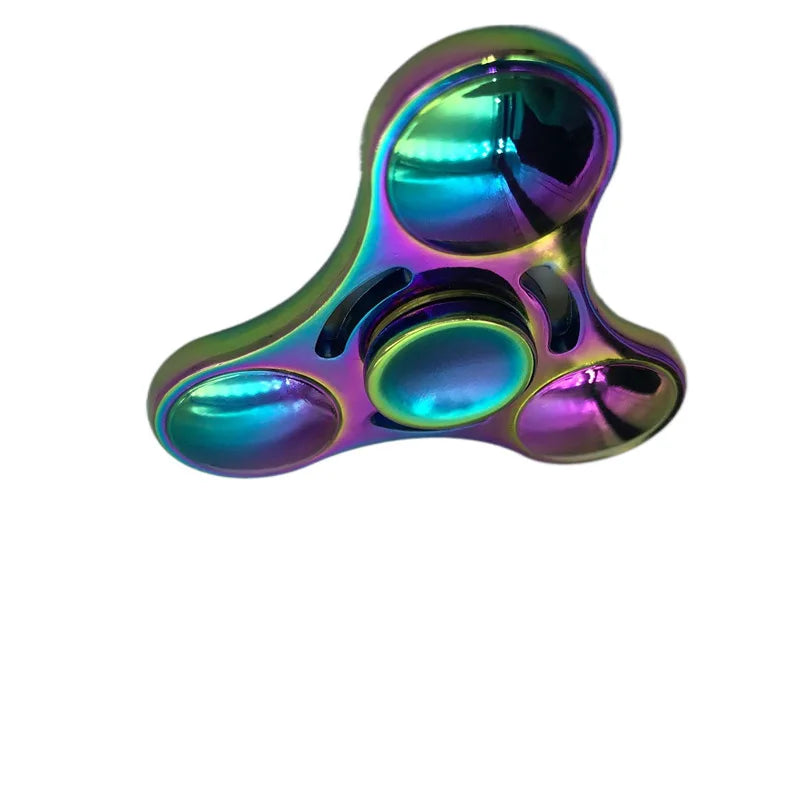 Rainbow Fidget Spinner Toys Metal UFO Small Handheld Finger Spinners Cadeau pour enfants adultes Toupie Focus Bureau Doigt