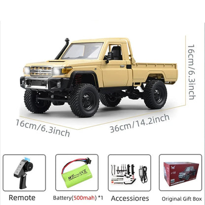 1:12 Rc Car Mn Modèle Mn82 Rétro Simulation Pleine Échelle Lc79 RTR 2.4g 4WD 280 Moteur Télécommande Pickup RC Camion Modèle De Voiture Jouets