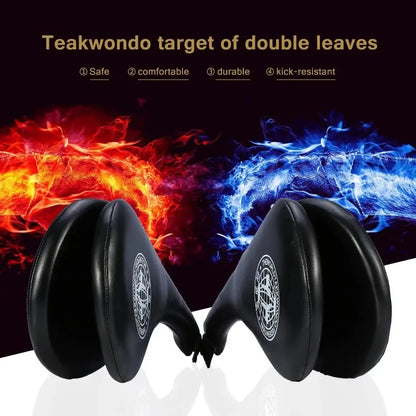 1Pcs Taekwondo Double KickBoxing Bag Training PadTarget Taekwondo Karate MMA Kickboxing Kick Target Pad Swordplay Training Gear