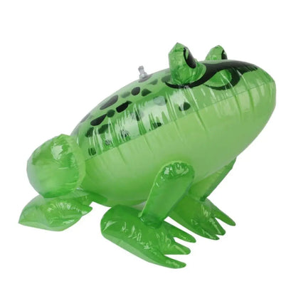 Cute Birthday Party Decor Gifts Kids Favors with Flashing Light Inflatable Toys Green Frog Blow Up Animal