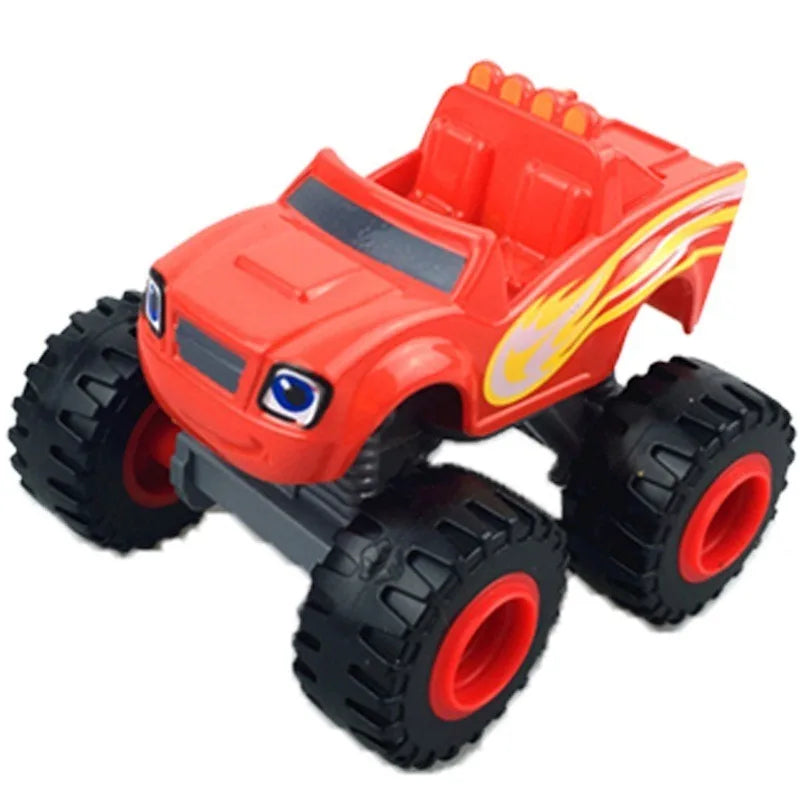 Children's Toy Car and Monster Machines Super Stunts Blaze Boys Kids Truck Car Coll Gift for Child At Birthday Christmas Gifts