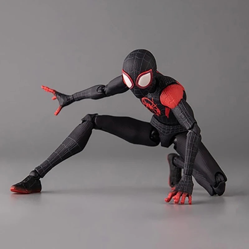 Figurines d'action SV Action Spiderman Miles Morales Collection Sentinel Marvel Spider-Man Into the Spider Verse Figurines Modèle Jouets