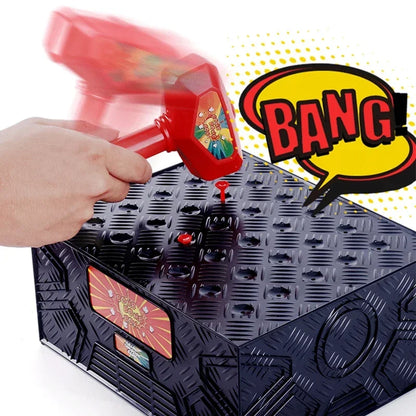 Juego de mesa Whack a Balloon, caja explosiva reutilizable, juego de globos para la familia, divertidos y complicados juegos de escritorio con globos explosivos