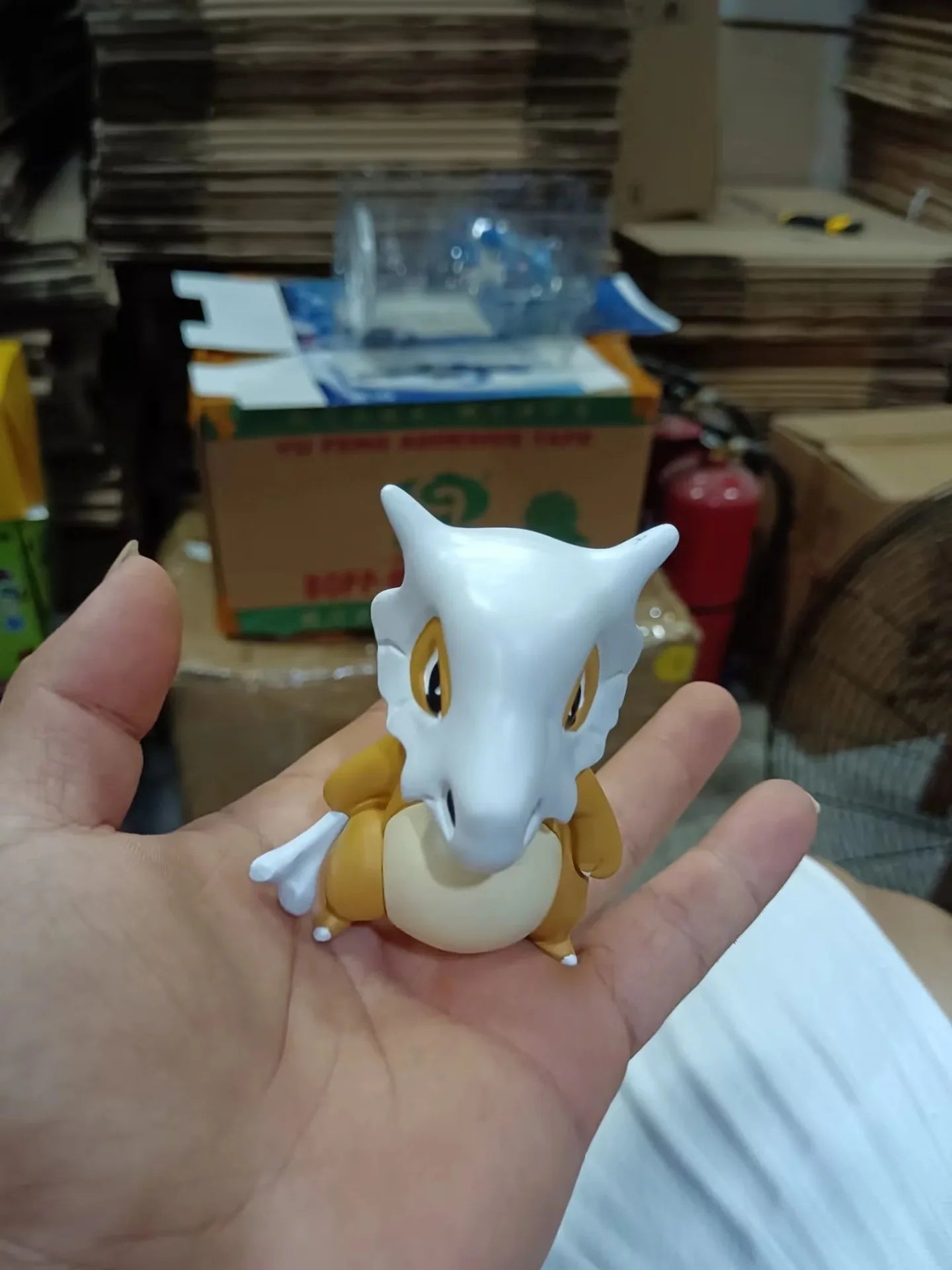 Figurine d'action Pokémon Cubone version mignonne Pocket Monsters Anime Jouets 8CM