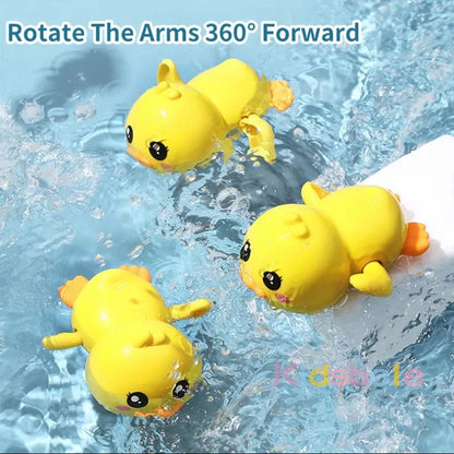 Bath Toy Duck for Wind up Water Floating Toy for Baby Bathtub Bath Toy Swimming Ducks Fun Bath Time Gift