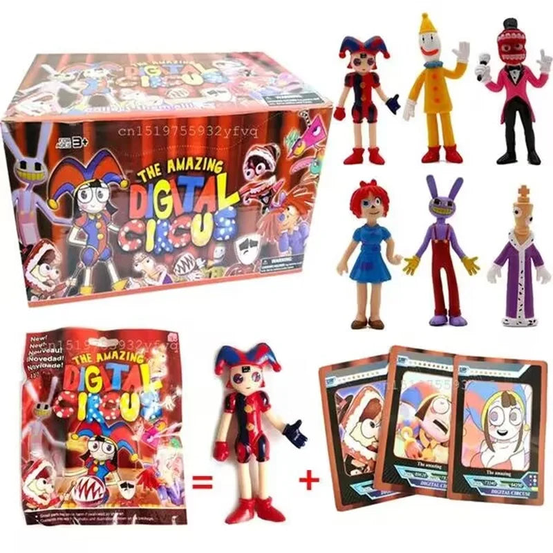 Paquete de 24 figuras de PVC de The Amazing Digital Circus, Pomni, Jax, Kagatha, Kinger, Caine Kaufmo, regalo para niños