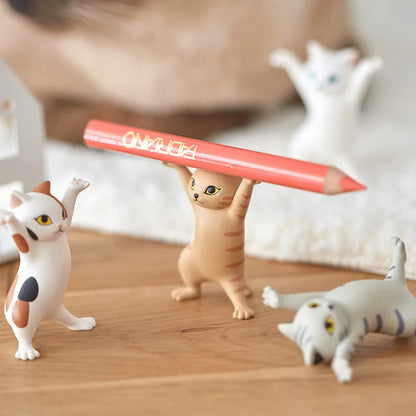 11 modèles de figurines de chat dansant, décoration d'animation, modèle de chat, jouet de mode, chat enchanteur, capsule, poupée, décoration de gâteau