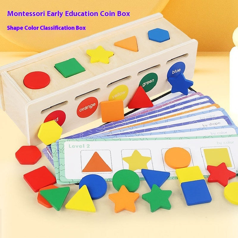 Wooden Children's Color Shape Classification Educational Toys