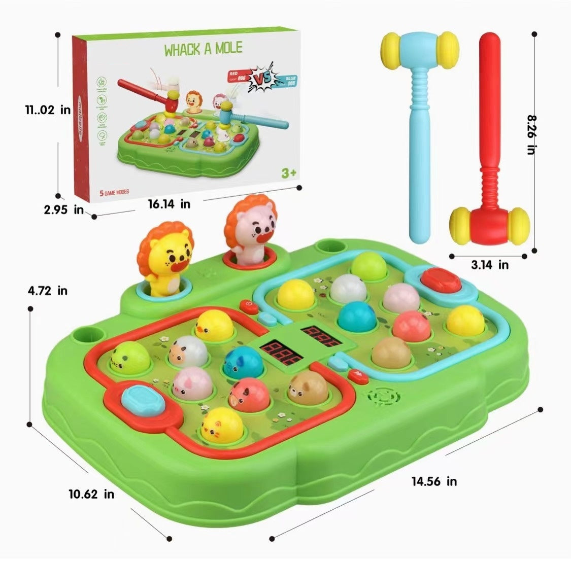 Children's Whac-a-mole Parent-child Interaction Toys Double PK Entrance Battle