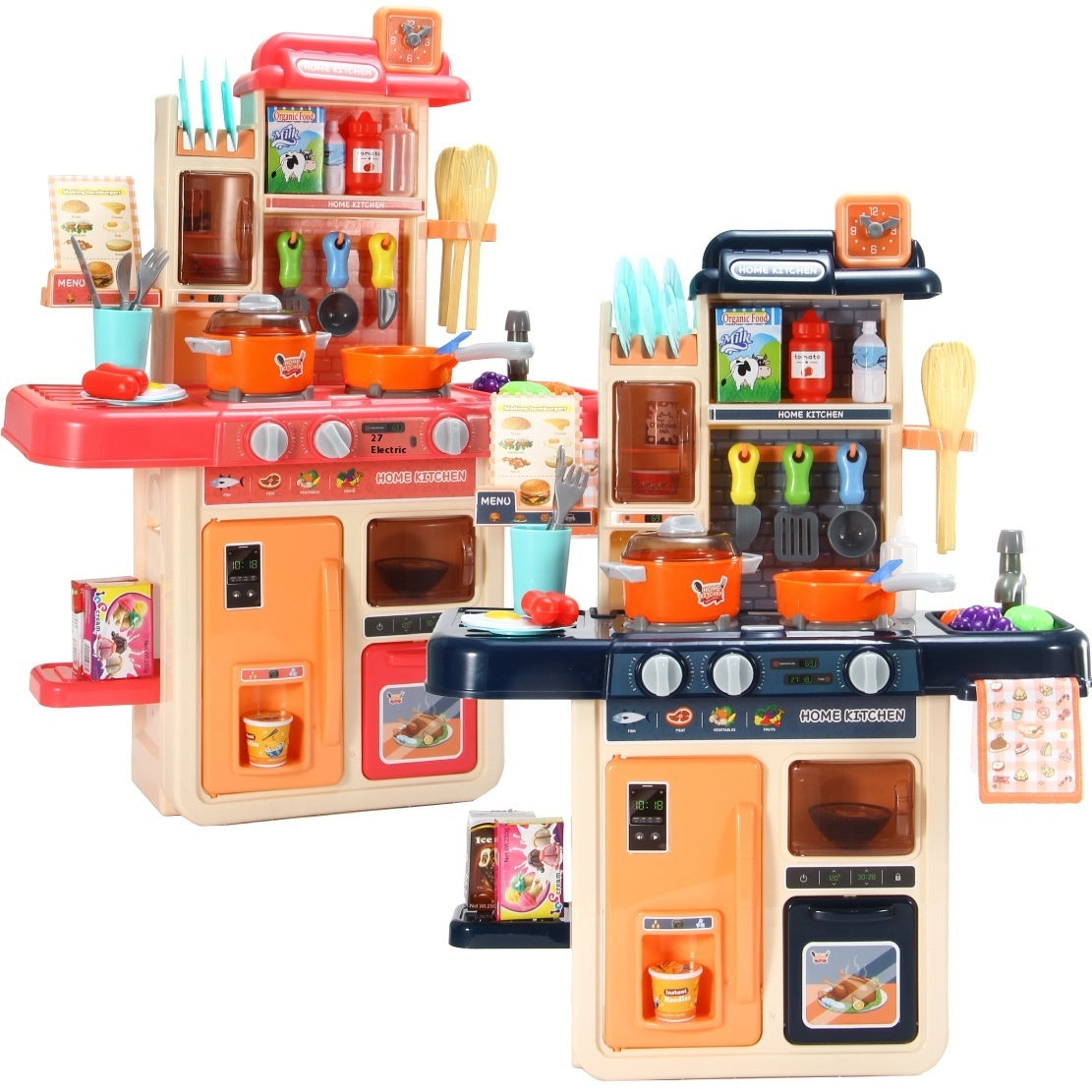 Cross-border Hot Children Play House Simulated Kitchen Toy Suit Dining Table Cooking Kitchenware Girls' Toys