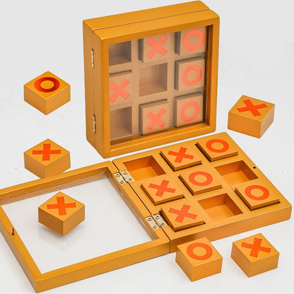 Children's Educational Intelligence Unlock Toy Wooden Cube Flat Ball Maze Game Burr Puzzle Burr Puzzle Wholesale