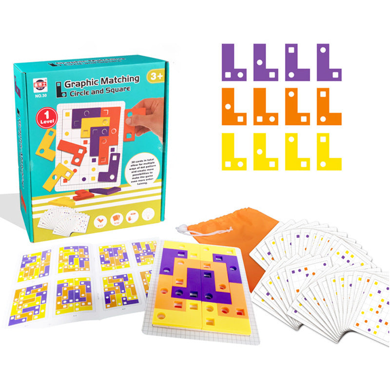 L-shaped Matching Games Logical Thinking Focus