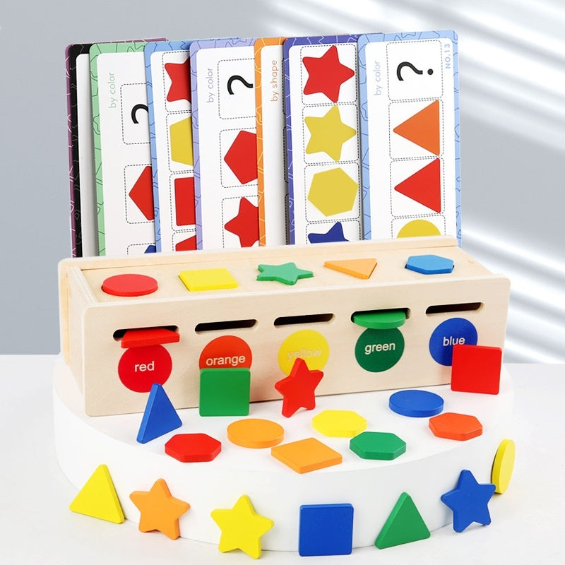 Wooden Children's Color Shape Classification Educational Toys