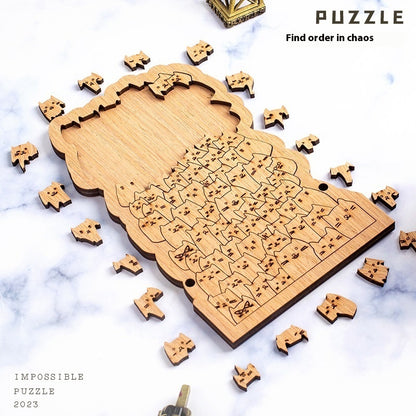 Puzzle éducatif Cent Chats