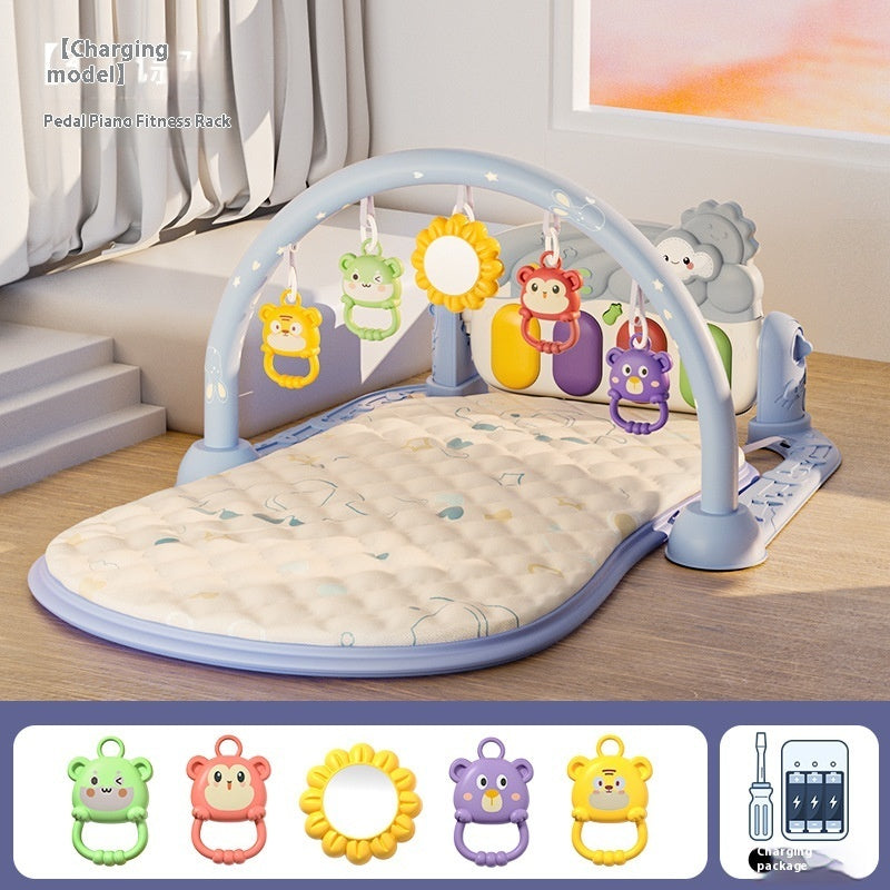 Pedal Piano Newborn Baby Toys 0-1 Years Old Gymnastic Rack Early Education Puzzle