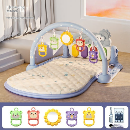 Pedal Piano Newborn Baby Toys 0-1 Years Old Gymnastic Rack Early Education Puzzle