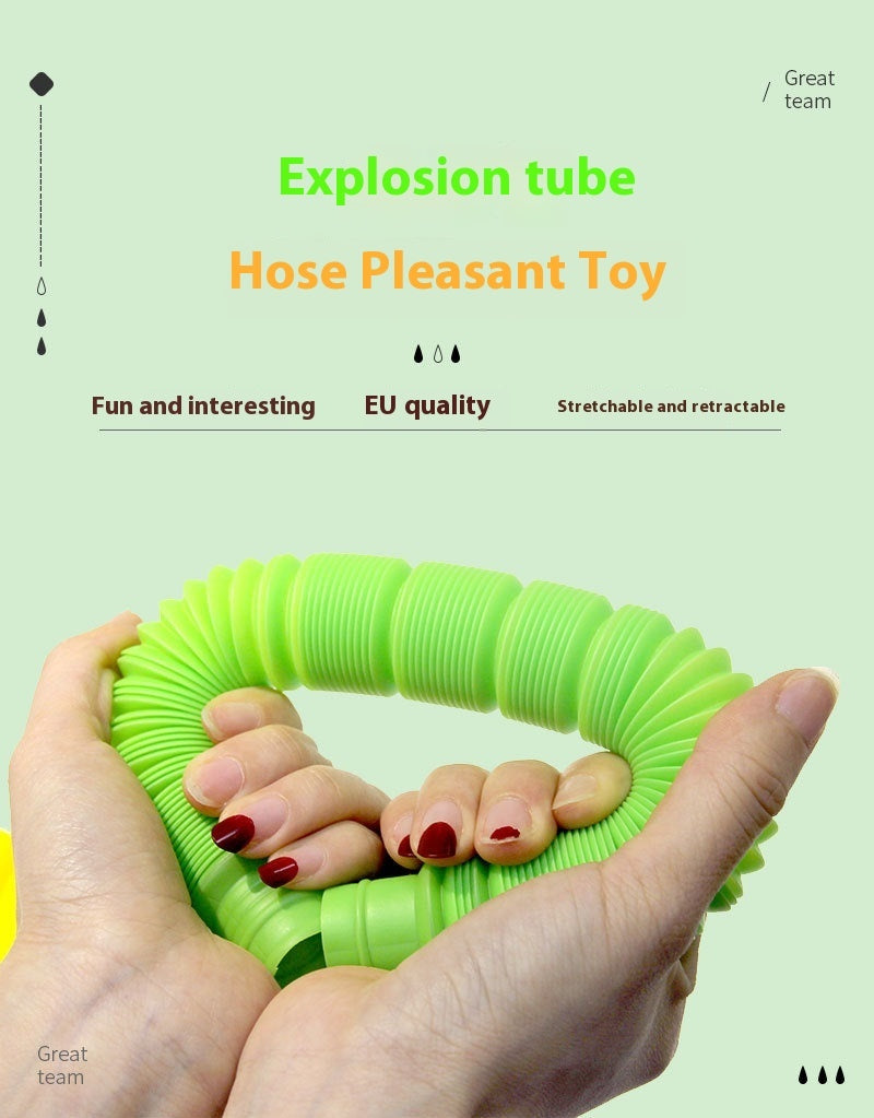 Children's Stretch Decompression Tube PopTube Sensory Toys