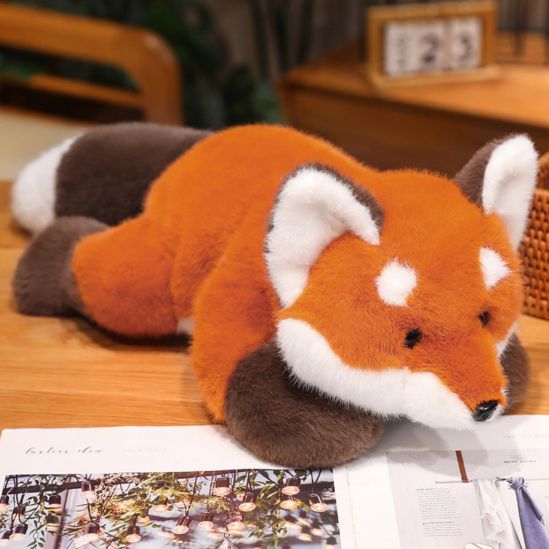 Cute Lying Little Fox Doll Plush Toys Soft