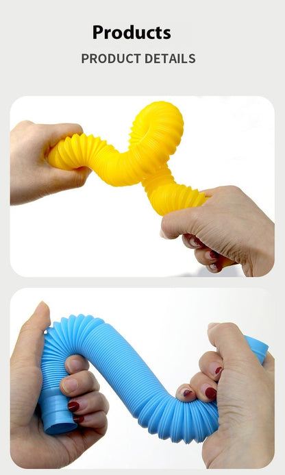 Children's Stretch Decompression Tube PopTube Sensory Toys