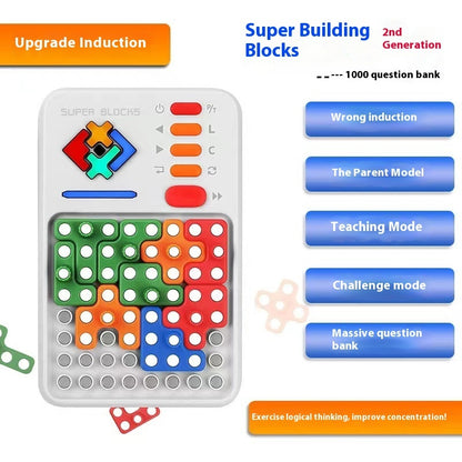 Rompecabezas electrónico de descompresión magnética, juguetes educativos para niños