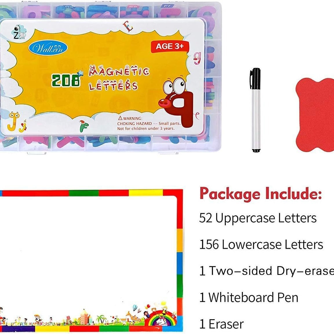 Children's Toys 3-4 Years Old Magnetic English Letters And Numbers Refridgerator Magnets