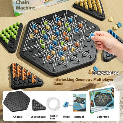 Chain Chess Desktop Puzzle Game Family Parent-child Interaction