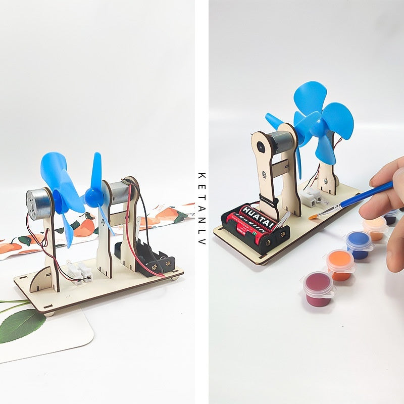 DIY Material Package For Children's Toys, Small Production Of Wind Turbines