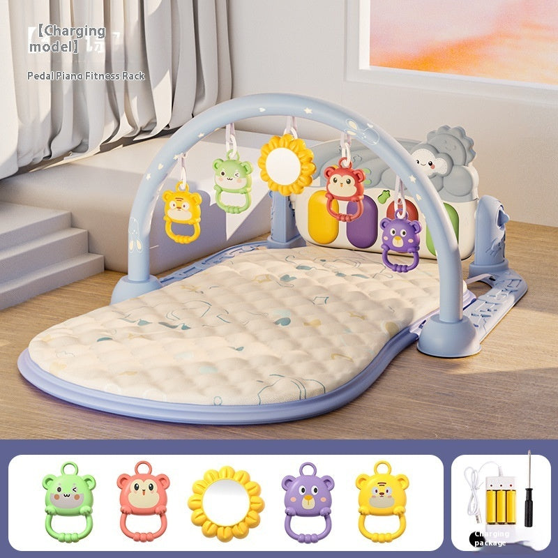 Pedal Piano Newborn Baby Toys 0-1 Years Old Gymnastic Rack Early Education Puzzle