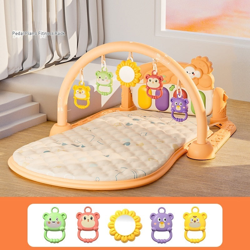 Pedal Piano Newborn Baby Toys 0-1 Years Old Gymnastic Rack Early Education Puzzle