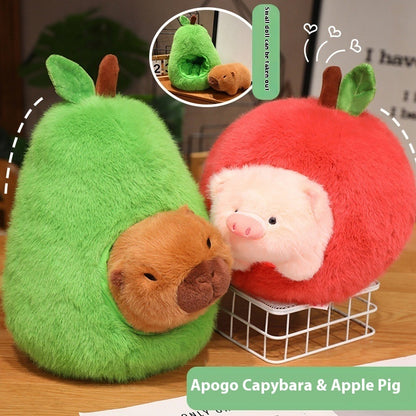 Cross-border Avocado Capabala Doll Plush Toys Pig Pillow Doll Children Gift Wholesale