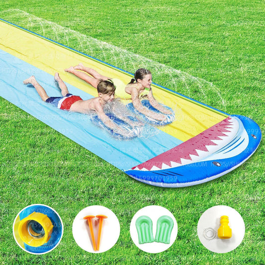 Children's Outdoor Lawn Water Spray Toys Slide