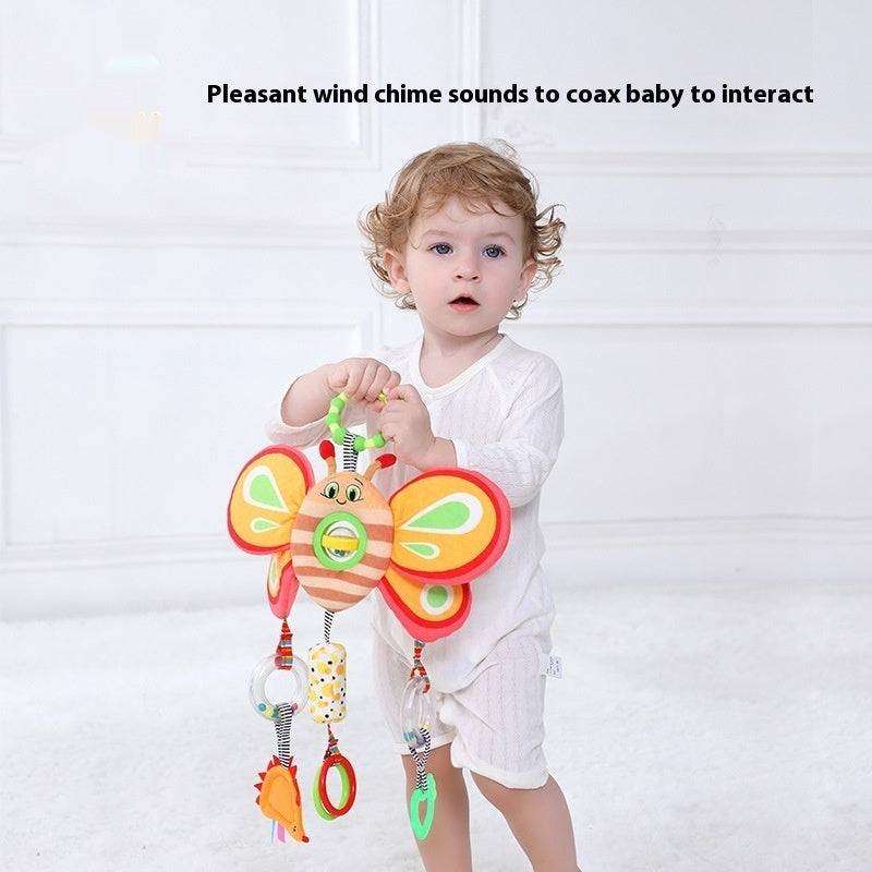 Baby's Rattle Bed Bell Baby Lathe Pendant Wind Chimes Infant Car Cartoon Toys