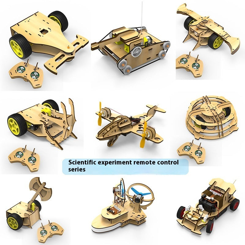 Electric Remote Control Chariot Educational Assembled Toys