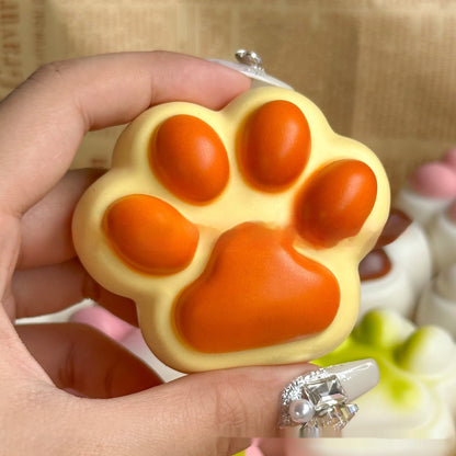 Soft And Adorable Cat's Paw Squeezing Toy Slow Rebound Stress Relief Wet Soft Tweak Toys