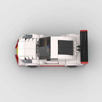 Puzzle de voiture de sport de course à assembler des blocs de construction pour enfants